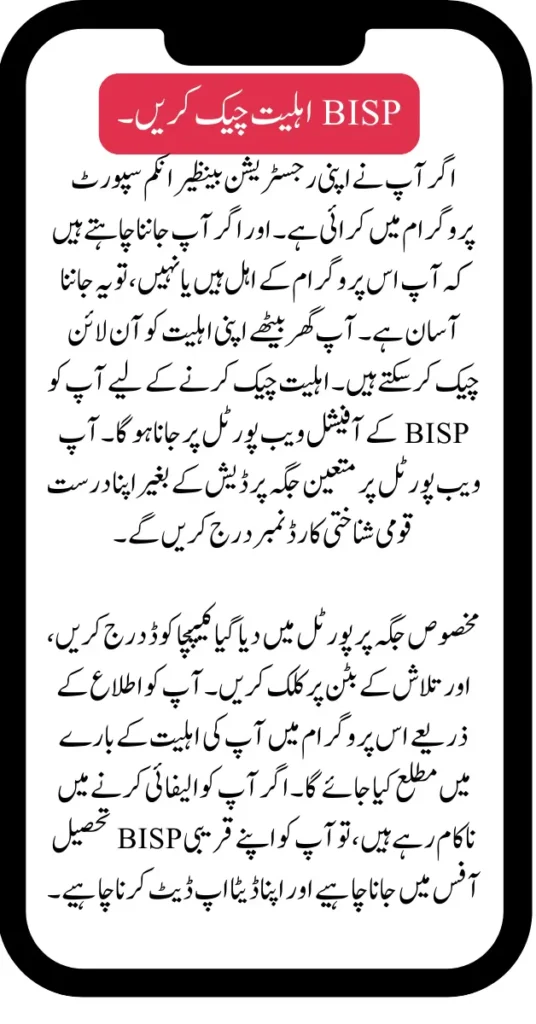 How To Meet BISP Kafaalat Eligibility Criteria