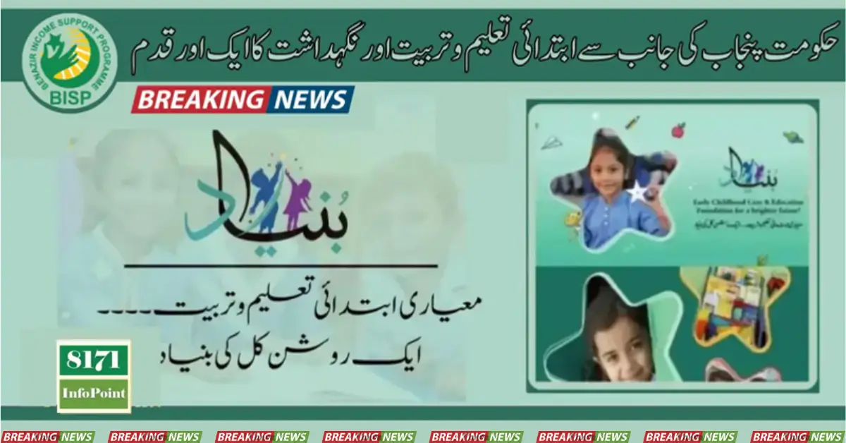 Ehsaas New Bunyad ECCE Program For Students Upto 5 Years