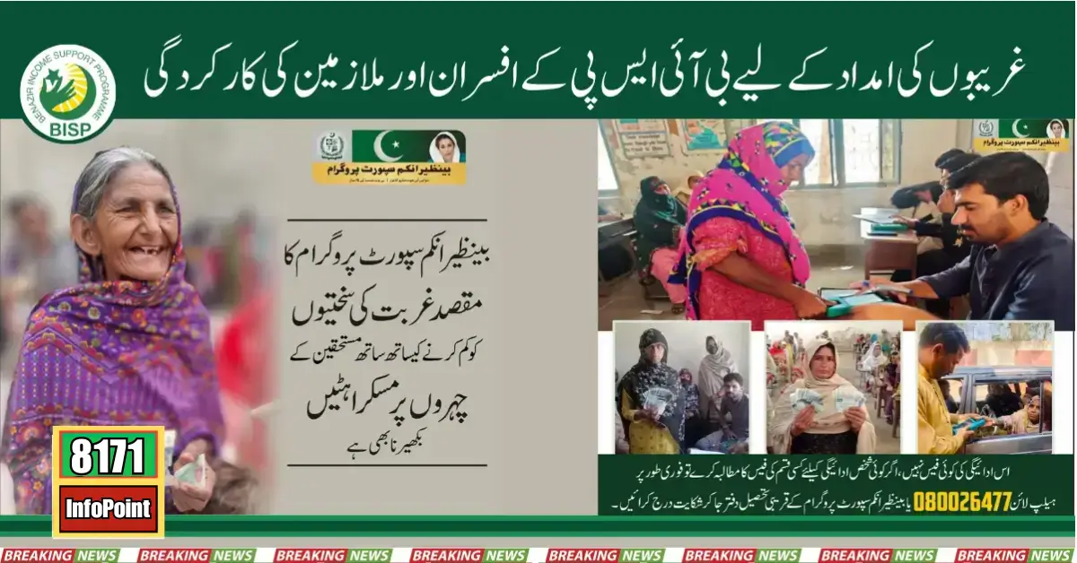 Performance Of BISP Officers & Employees For Assistance of Poor